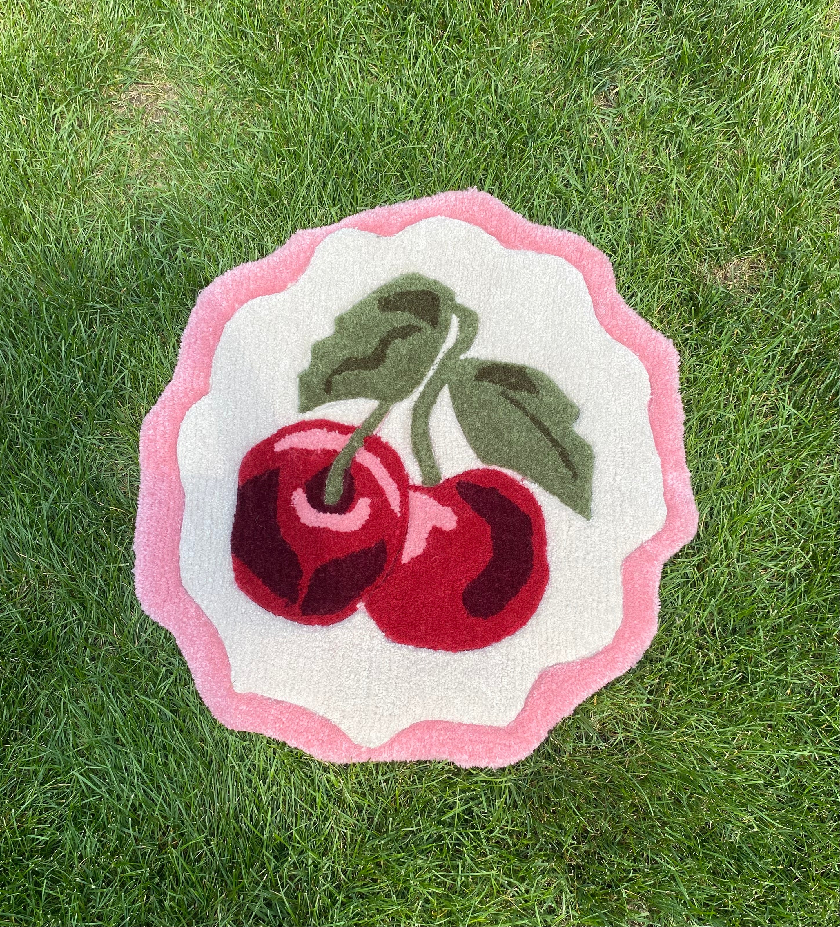 Cherry with Pink Border