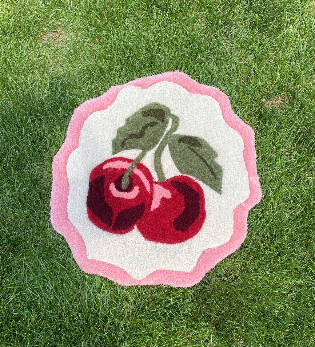 Cherry with Pink Border